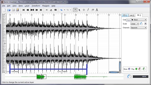 音声解析によるサイクル計測２